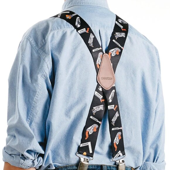 Veritas Print Suspenders X-Long 48" - NEW - Picture 3 of 5